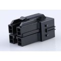 Molex 6.5mm WTB Recpt Hse PBTP Blk 4Ckt 151049-2406